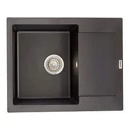 Кухонная мойка Zerix ZS-6250S-14 Black metallic ZX4594, Черный матовый