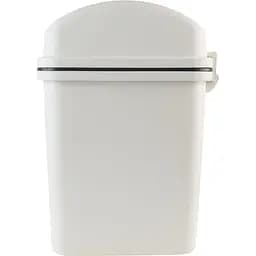 Відро для сміття MBM My Home з кришкою 6 л сіре (BIN-12 6L GRAY) - мініатюра 4