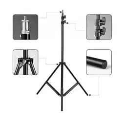 Штатив для кільцевої лампи 210 см tripod тринога стійка - мініатюра 3