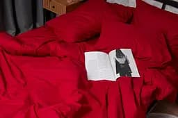 Комплект постільної білизни Moon&Star Бязь Gold Люкс Cherry Red Дитячий 110x140 см наволочки 2x40x40 см - мініатюра 5