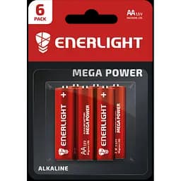 Батарейка Enerlight Mega Power AA 6 шт
