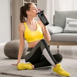 Шейкер спортивний 4FIZJO Ultra 700 мл Black/Red (P-5905973407106) - мініатюра 8
