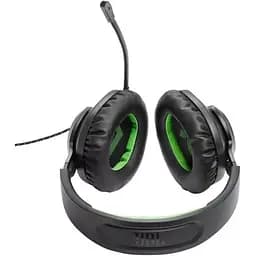 Навушники JBL Quantum 100X (JBLQ100XBLKGRN) провідні з мікрофоном чорні - мініатюра 2