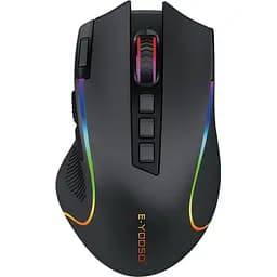 Миша бездротова ігрова Union з акумулятором та підсвічуванням 2.4 gHz E-YOOSO X11 Black