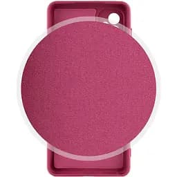 Чохол TPU Getman Liquid Silk Full Camera для Samsung Galaxy A26 5G Бордовий / Marsala - мініатюра 3