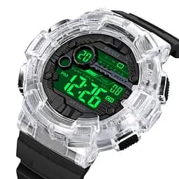 Наручний годинник чоловічий 2110WT White Skmei acs0030269 - мініатюра 2