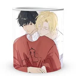 Кухоль GeekLand Banana Fish Бананова Риба Еш Ейджі BF 02.18 330 мл білий - мініатюра 2