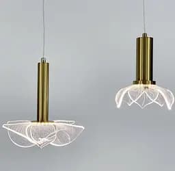 Підвісні світильники у вигляді квітів з пелюстками | Арт. D 7003 | Line F