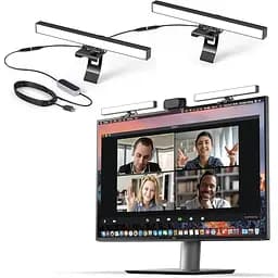 Освітлення для відеоконференцій HumanCentric: світло для веб-камери для передачі, світлодіодний монітор та світло для ноутбука