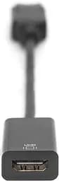 Адаптер Digitus DisplayPort > HDMI (M/F), Ultra HD, активний - мініатюра 4