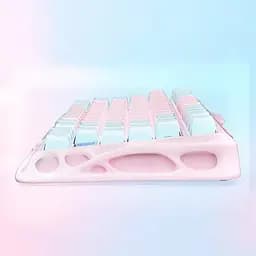 GravaStar Клавіатура механічна GravaStar Mercury K1 Lite 80keys, GravaStar x BSUN Grey, BT/WL/USB, Lumen Rose - мініатюра 7