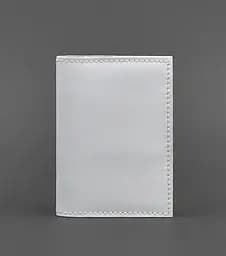 Кожаная обложка для паспорта и военного билета 1.2 белая