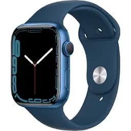 Смарт-годинник Apple Watch Series 7 GPS 41mm Blue Aluminum Case with Blue Sport Band (MKN13) [60279]
