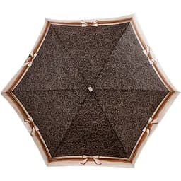 Жіноча складана парасолька механічна Zest чорна