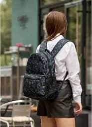 Жіночий рюкзак Sambag BRIX PJT чорний 40 x 27 x 15 см (11711702) - мініатюра 3
