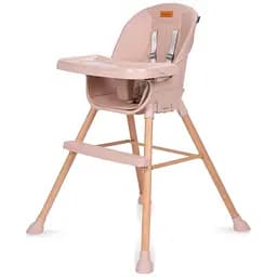 Стульчик для кормления Kidwell Eatan Wood 4 в 1 Pink (5901130090990)
