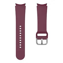 Ремінець для Samsung Galaxy Watch 6 - темно червоний ширина кріплення 20мм силікон розмір L Watchbands OneLine (W64564566) - мініатюра 2