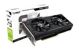 Відеокарта Palit RTX3060-DUAL (NE63060019K9-190AD) б/в - мініатюра 1