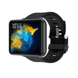 Смарт-годинник з Sim картою 4G LEMFO LEMT 1G+16G силіконовий ремінець Black Black (16346) - мініатюра 3