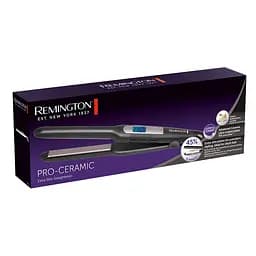 Випрямляч Remington PRO-Ceramic Extra Slim, температурних режимів 9, 150-230С, чохол, дісплей, кераміка, чорний - мініатюра 4