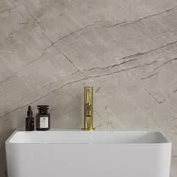 Змішувач для умивальника Omnires Y brushed brass Y1210NBSB Золотий - мініатюра 2