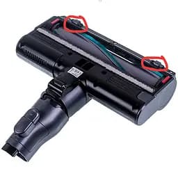 Ролик передній (D=11 мм) на турбощітку для акумуляторного пилососу Samsung PowerStick JET, DJ66-00806A - мініатюра 2
