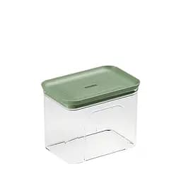 Прямокутна ємність для зберігання продуктів Daily 1,2л зелена (57451)
