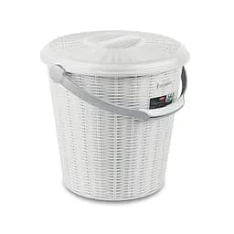 Відро для сміття з кришкою Stefanplast Elegance 10 л (29600)