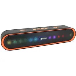 Колонка Kisonli LED-915 Bluetooth 5.0, 2х5W, 1200mAh, USB/TF/BT/FM/AUX, DC: 5V/1A, Orange, BOX, Q30