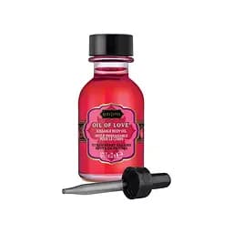 Массажное масло съедобное с ароматом клубники Oil of Love 22 ml Strawberry dreams