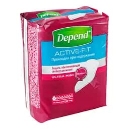 Урологічні прокладки Depend Ultra Mini Liner 12 шт. - мініатюра 3