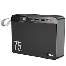 Портативний ЗП Power Bank Hoco J94 Overlord 22.5W 75000 mAh Чорний