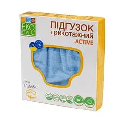 Підгузок трикотажний Еко Пупс Active Classic 5 (12-17 кг), з вкладишем Abso Maxi, синій, 1 шт. - мініатюра 4
