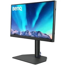 Монітор TFT 27" BenQ SW272Q, 2K IPS, 2хHDMI, DP, USB-C, HAS, USB-hub, MCR, Pivot, сірий (9H.LLPLB.QBE) - мініатюра 10