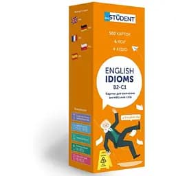 Настольная игра English Student Карточки для изучения английского языка English Student Idioms B2-С1 (укр.) (591225992)