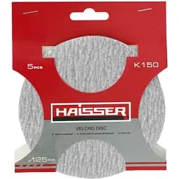 Круг шлифовальный Haisser самоклеящийся 125 мм, k 150, 5 шт. (119698)