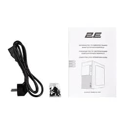 2E Корпус Basis RD8603U-400 з БЖ 2E ATX400W, 1xUSB3.0, 2xUSB2.0, VGA 320мм, mATX, чорний - мініатюра 9
