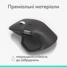 Мишка Logitech MX Master 4 for Business Wireless/Bluetooth Graphite (910-007617) - мініатюра 3