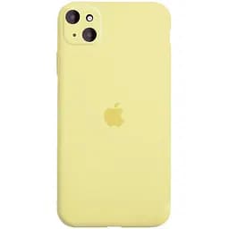 Чехол Silicone Case Full Camera Protective AA для Apple iPhone 13 6.1" Жовтий / Mellow Yellow