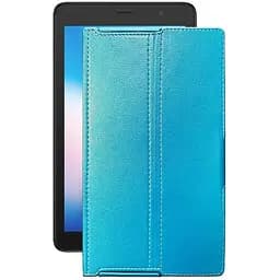 Чохол StatusCASE з екошкіри для планшету Alcatel 1T 7 4G Блакитний