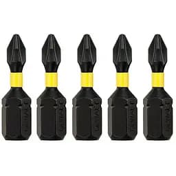 Набір біт DeWalt Impact Torsion Extreme ударні Philips Ph1 L=25 мм 5 шт. (DT7993T)