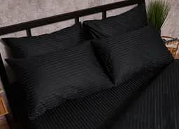 Набір наволочок Moon&Star Satin Stripe Midnight Luxe 40х40 см 2 шт - мініатюра 3