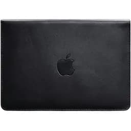 Шкіряний чохол-конверт BlankNote на магнітах для MacBook 14 Темно-синій