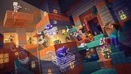 Деревянный пазл Minecraft (Майнкрафт) геймерский 3, А3, Деревянная коробка 200 элементов