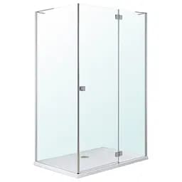 Душевая кабина прямоугольная Volle Benita 120x80 распашная, прозрачное стекло 8 мм с поддоном PUF, хром 1017.134601R5, Правая, прозрачная, хром