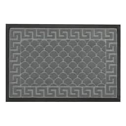 Килимок придверний Eco Fabric Луска з кромкою сірий 40 х 60 см (4060-102) - мініатюра 3