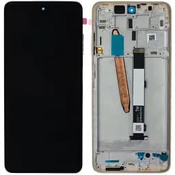 Дисплей Xiaomi Poco X3 Pro чорний, оригінал PRC, з рамкою, Metal Bronze