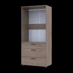 Шафа для одягу Doros Торн Кремона Канноло 2 ДСП/3Ш (штанга) 90х51.6х200 (44900429) - мініатюра 7