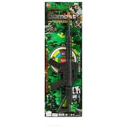 Дитячий іграшковий автомат з тріскачкою, механічний принцип роботи, чорний колір, без батарейок