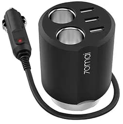 Автомобільний зарядний пристрій 70mai Car charger 3USB CC03 Black